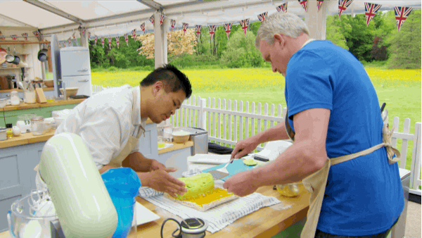 Gbbo helping each other